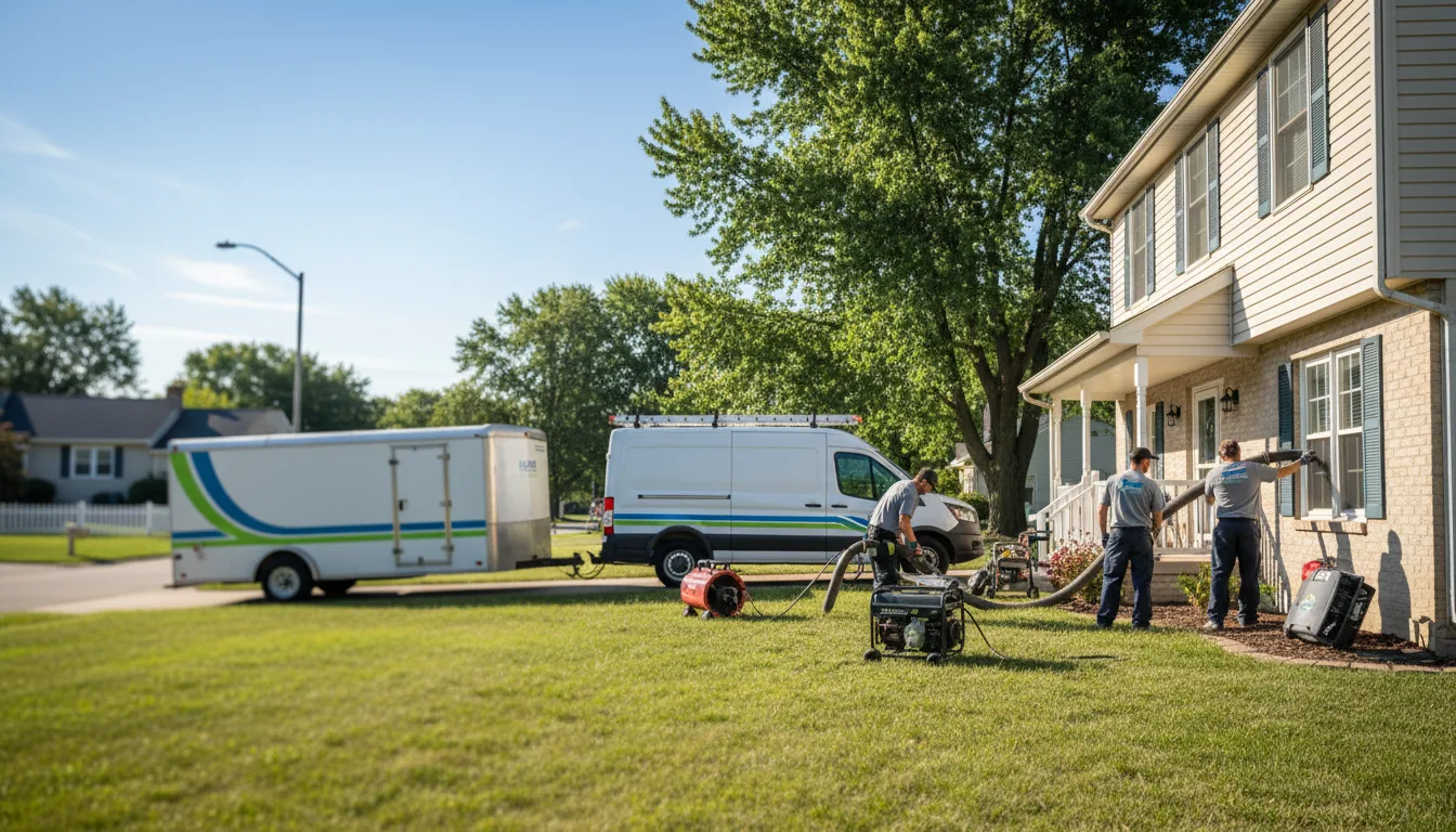 Flooded Basement Restoration And Cleanup With Repair in Shelton, NE near me